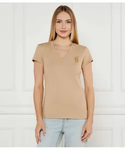 Футболка Slim fit Armani Exchange, бежевый