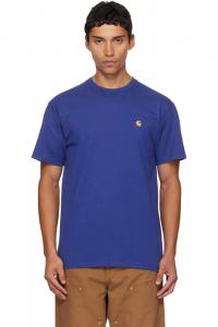 Carhartt Work In Progress Синяя футболка с изображением погони