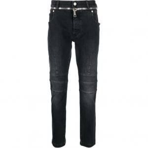 Джинсы мужские черные BALMAIN