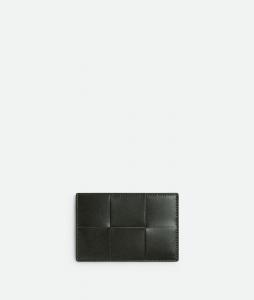 Мужской кредитный картхолдер Cassette Credit Card Case BOTTEGA VENETA, зеленый