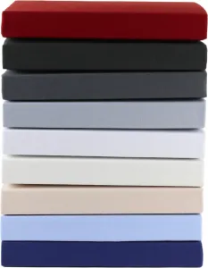 Простыня на резинке Premium 140x200 - 160x200 см, 100% хлопок, трикотаж, темно-серый Gerald Wittmann