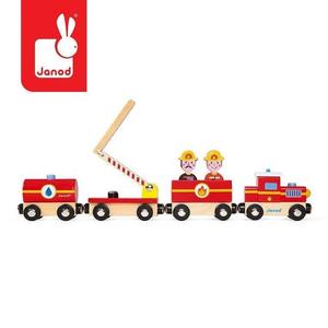 Janod, деревянный поезд Story Fire Department