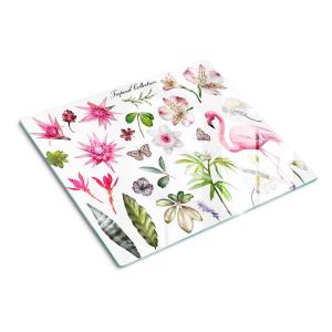 Тарелка 60x52 см, тропическая коллекция TULUP, розовый