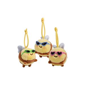 Кукла Cool Bee из ткани, брелок для сумки, плюшевый кулон, высота 12 см X3COMMUNE, Two Random Models