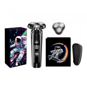 338s поворотная бритва моются по всему телу 3D плавающее бритье Smart Anti-Cut для бороды AUX