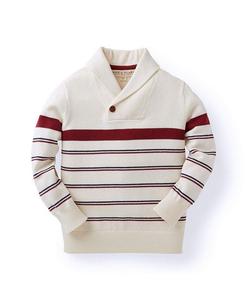 Свитер с шалевым воротником для маленьких мальчиков, для новорожденных Hope & Henry, коричневый