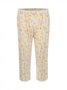 SHORT STORIES Пижамные штаны желто-кремового цвета