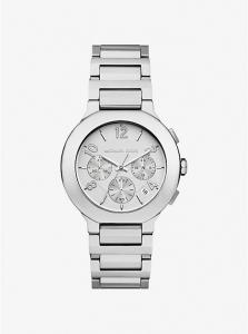 Крупные часы Gramercy серебристого цвета Michael Kors, серебряный