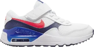 Кроссовки Nike Air Max SYSTM PS 'White Midnight Navy', белый