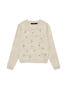VERO MODA Свитер в бежевом цвете