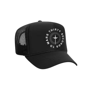 Бейсболка Thirty Seconds to Mars Mars Trucker, черный