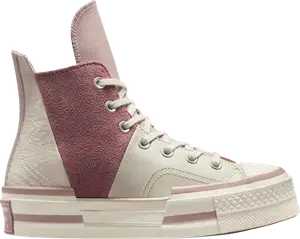 Кроссовки Converse Chuck 70 Plus High Asymmetric - Stone Mauve, розовый