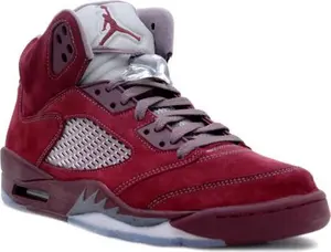 Кроссовки Air Jordan 5 Retro LS Burgundy, красный
