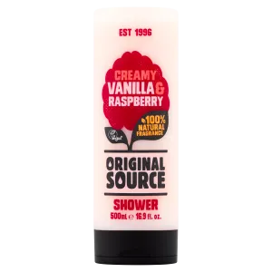 Original Source Vanilla & Raspberry освежающий гель для душа и ванн, 500 мл