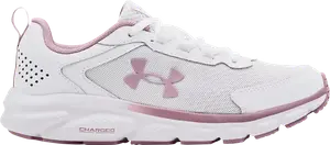 Кроссовки Under Armour Wmns Charged Assert 9 White Mauve Pink, белый