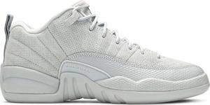Кроссовки Air Jordan 12 Retro Low GS Wolf Grey, серый