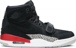 Кроссовки Jordan Legacy 312 Black Suede, черный