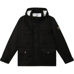 Куртка с капюшоном и компас-нашивкой STONE ISLAND, черный