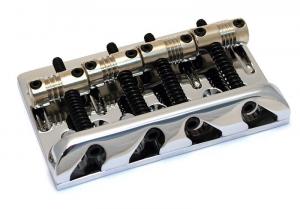 Подлинный бридж Fender American Standard Big Block с массивным винтажным хромированным басом 007-5124-000