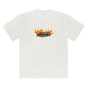 Футболка Cactus Jack by Travis Scott Flame Tee 'White', белый