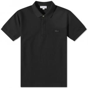 Футболка Lacoste Paris Pique Polo, черный (Размер M)