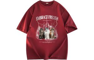 Футболка унисекс FREO3N, Burgundy