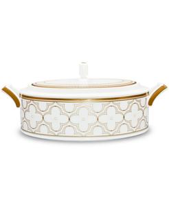 Noritake Овощная миска Trefolio Gold с крышкой, 67 унций
