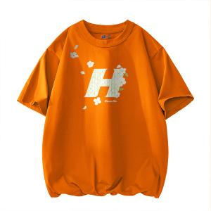 Футболка Unisex Crew Neck Moderate Heavyweight WARRIOR, оранжевый (heavyweight and 100% cotton)