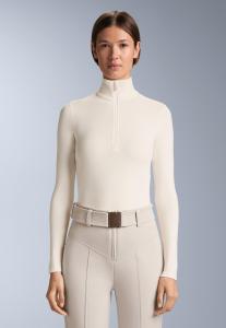 Топ OYSHO HALF-ZIP POLAR THERMAL BASE LAYER, White