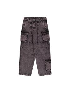 Джинсы карго свободного кроя ALPHA INDUSTRIES, черный деним