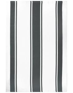 Классическое хлопковое полотенце в полоску MU Kitchen, 20 x 30 дюймов, цвет Stainless