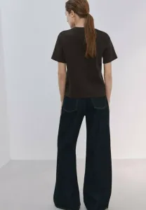 Простая футболка Mango, Brown