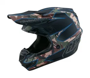 Внедорожный шлем Troy Lee SE4 Polyacrylite Matrix Troy Lee Designs, черный/камуфляж