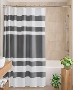 Штора для душа Spa Waffle 3m-Scotchgard, 36" x 72" Madison Park, charcoal