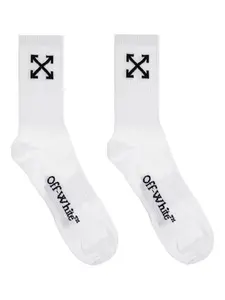 Носки с логотипом в виде стрелы OFF-WHITE, белый
