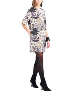 Лоскутная рубашка Natori, серый