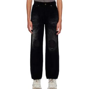 WE11DONE Повседневные брюки мужские черные