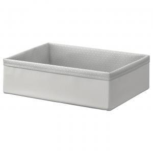 BAXNA БАКСНА Органайзер, серый/белый, 26x34x10 см IKEA