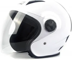 Открытый мотоциклетный шлем 3/4, мотоциклетный полушлем с солнцезащитным козырьком, ретро-винтажный стиль, шлем Vespa Jet для мужчин и женщин, мотоциклетный защитный шлем, сертифицирован ECE JunPing, 17