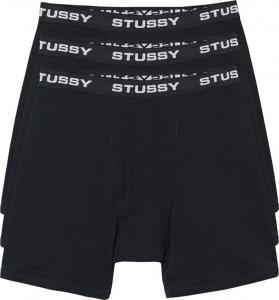 Боксеры Stussy Boxer Briefs (3 Pack) 'Black', черный