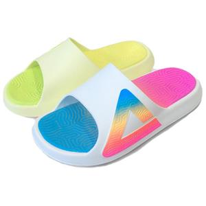 PEAK Сандалии-слайдеры Tai Ji1.0, нескользящие, устойчивые к запахам и истиранию, унисекс, разноцветные, сине-желтые