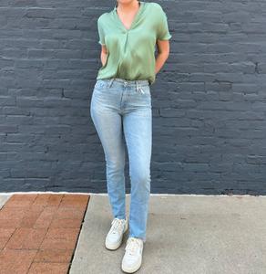 Mari Узкие прямые джинсы с высокой посадкой в цвете Sorrento AG Jeans, Sorrento