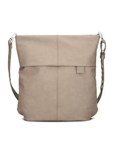 Сумка через плечо Mademoiselle.M 35 см из нубука цвета капучино Zwei