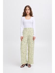 ICHI Повседневные брюки IHMARRAKECH свободного кроя, цвет Tea Dottet Flower Aop