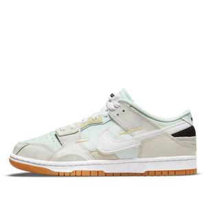 Кроссовки dunk low scrap Nike, белый