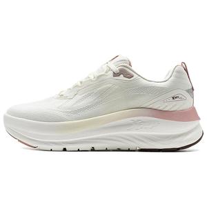 XTEP Низкие повседневные кроссовки для бега с противоскользящим и износостойким покрытием, женские, белые, розовые