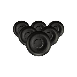 Блюдце Чайные блюдца Liberty Velvet Black Ø 13 см, набор 6 шт., черное Seltmann Weiden, черный