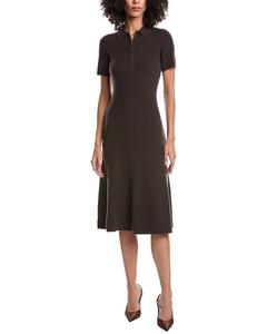 Платье-поло Toccin Taylor из смеси шерсти и кашемира Toccin, коричневый