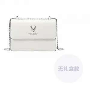 TUCANO Кожаная сумка через плечо, Ecru (Silver Chain) 4431A-23W3