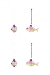 Набор рождественских шаров HDPez 5 см, 4 шт. House Doctor, мультиколор